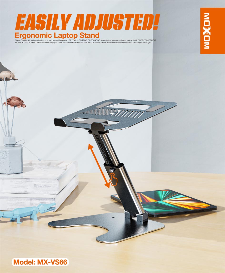 Moxom MX-VS66 Professional Laptop & Tablet Stand Moxom MX-VS66 Professional Laptop & Tablet Stand